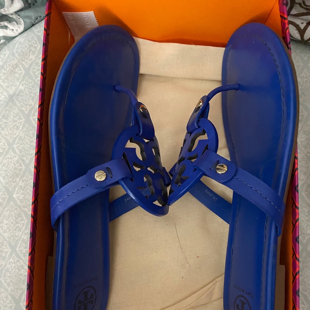 Tory Burch Miller sandals-jewel blue